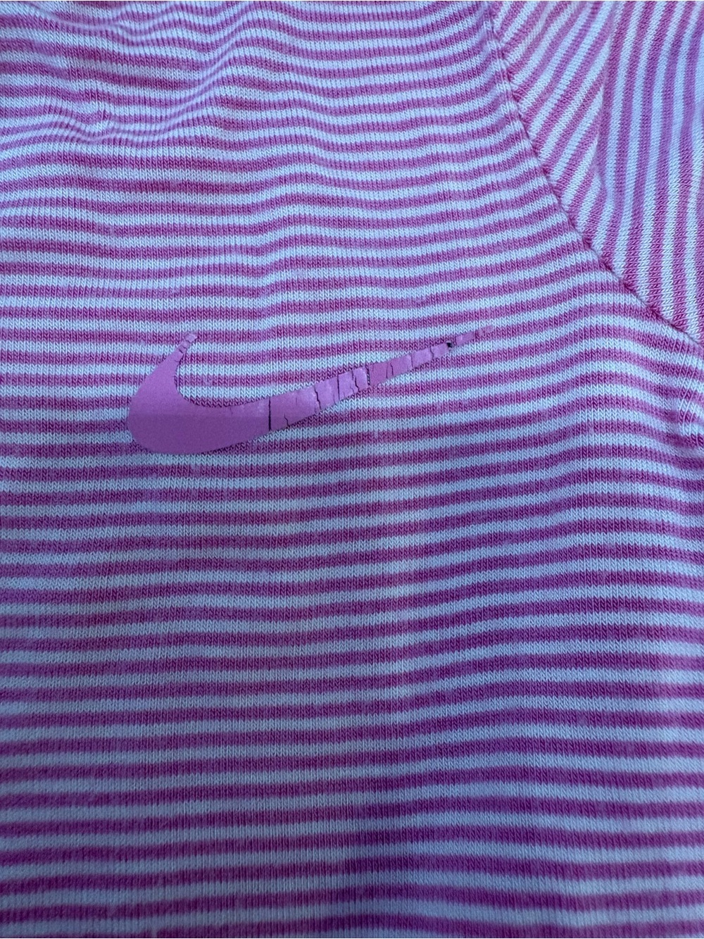 Nike Pink Striped Bodysuit and Solid Pink Joggers Set - Picture 2 of 4